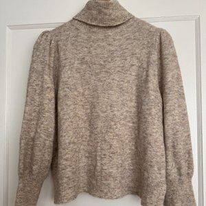 FRAME PUFF SHOULDER SWEATER  (MEDIUM)